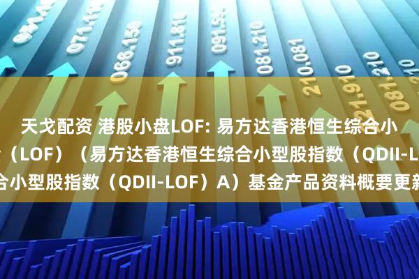 天戈配资 港股小盘LOF: 易方达香港恒生综合小型股指数证券投资基金（LOF）（易方达香港恒生综合小型股指数（QDII-LOF）A）基金产品资料概要更新